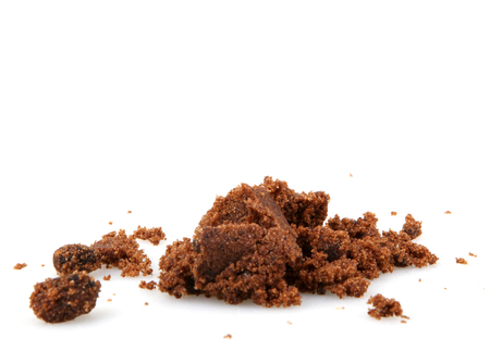Brown sugar isolatedの写真素材