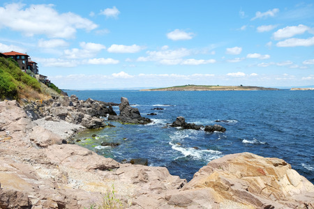 Sozopol, Bulgaria - June 25, 2018: Sozopol is an ancient seaside town located 35 km south of Burgas on the southern Bulgarian Black Sea Coast.のeditorial素材