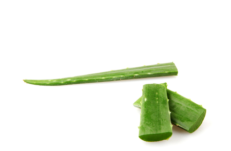 Aloe Vera On Whiteの写真素材