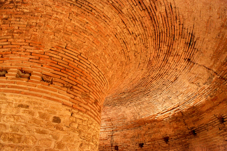 Ancient Thracian Beehive Tomb (3rd Century A.D) In Pomorie, Bulgaria.の写真素材