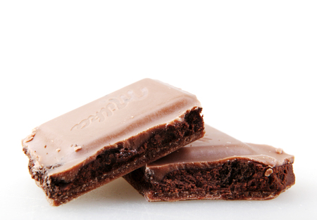 Pomorie, Bulgaria - April 25, 2019: Milka Milk Chocolate Isolated On White.のeditorial素材