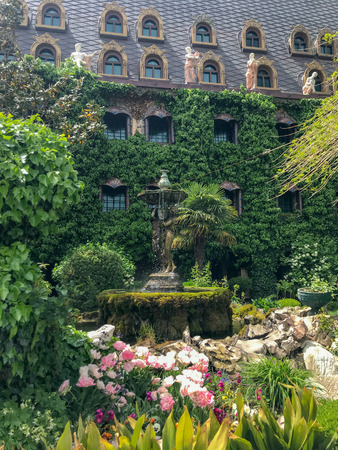 Beautiful View to Medieval Castle In Summerの写真素材