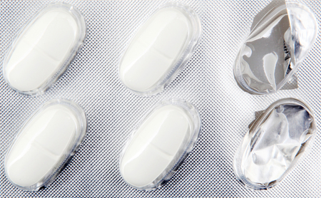 Tablets In A Blister Packの写真素材