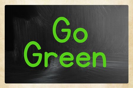 go green conceptの写真素材