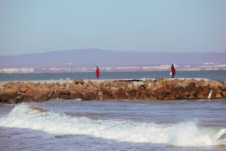 Pomorie, Bulgaria - December 31, 2019: Pomorie Is A Town And Seaside Resort In Southeastern Bulgaria, Located On A Narrow Rocky Peninsula In Burgas Bay On The Southern Bulgarian Black Sea Coast.のeditorial素材