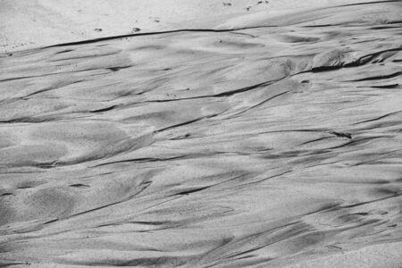Abstract Image of Sea Sand Formed After Tide.