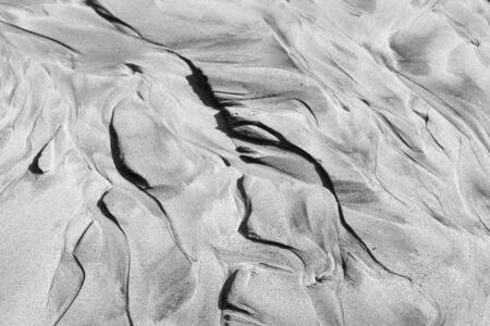 Abstract Image of Sea Sand Formed After Tide.