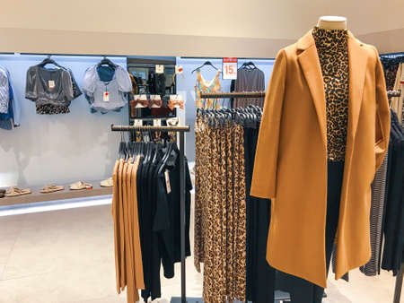 Burgas, Bulgaria - February 14, 2020: Zara store in Burgas. Zara is a Spanish clothing and...