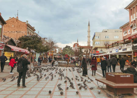 Edirne, Turkey - February 22, 2020: Edirne, Formerly Adrianople Or Hadrianople, City, Extreme...