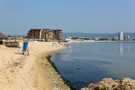 Nessebar, Bulgaria - May 22, 2011: Beautiful View Of The Sea Coast Of the Old Town.のeditorial素材