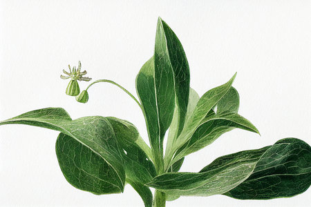 Symphytum officinale is a perennial flowering plant in the family Boraginaceae. Along with thirty four other species of Symphytum, it is known as comfrey.の写真素材