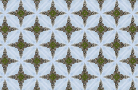 Image of geometric seamless pattern. Kaleidoscopic background