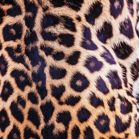 Leopard Fur Texture Backgroundの写真素材