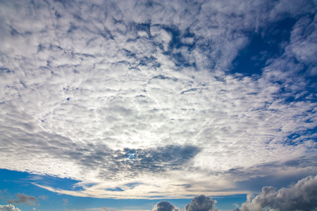 Dramatic sky with cloudsの写真素材