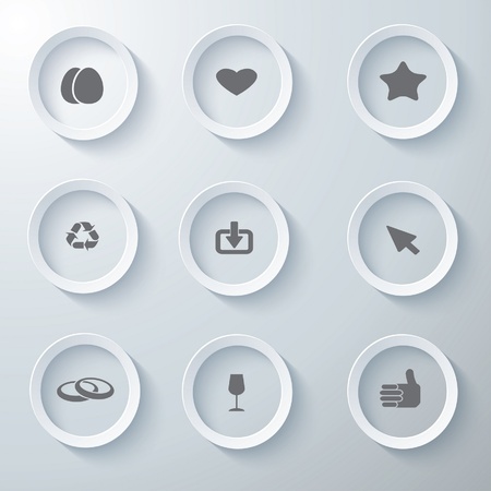 3d icons 3d icons set icon glass icons vector icon set icons icon collectionのイラスト素材
