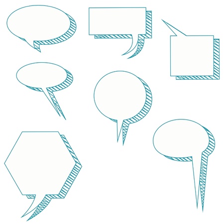 Speech bubbles vector のイラスト素材