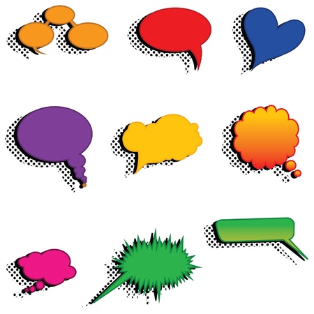 Speech bubbles vector speech bubble speech bubble icon speech bubble 3d speech bubbles setのイラスト素材