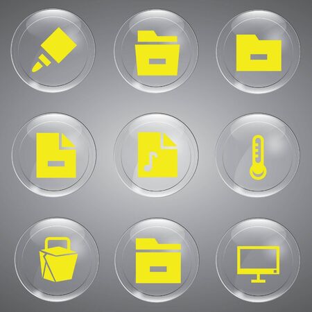 3d iconsのイラスト素材