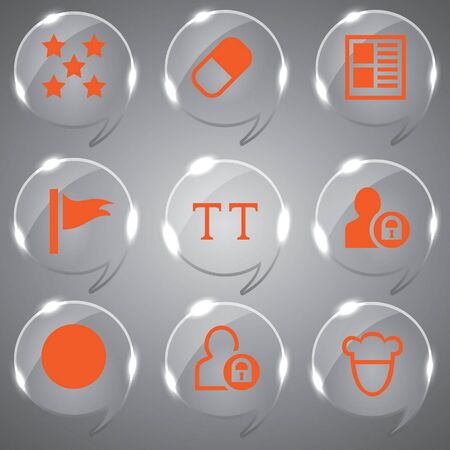 3d iconsのイラスト素材