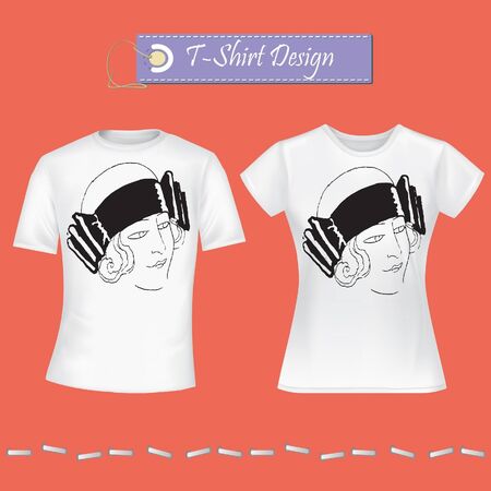 T-Shirt Designのイラスト素材