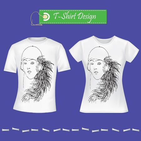 T-Shirt Design のイラスト素材