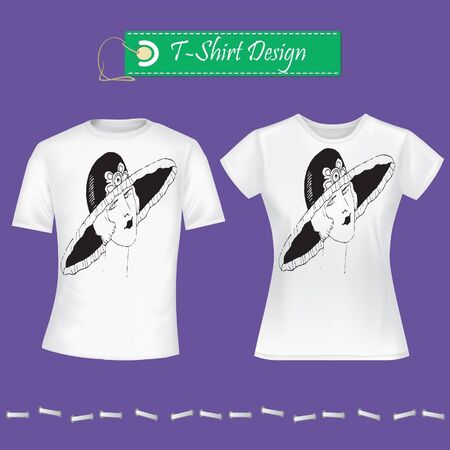 T-Shirt Designのイラスト素材