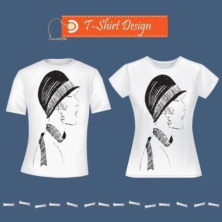 T-Shirt Design のイラスト素材