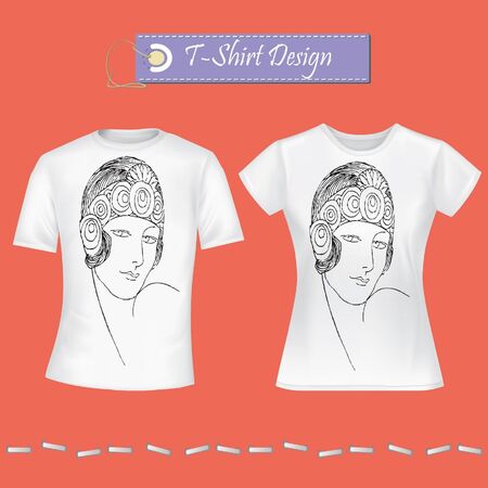 T-Shirt Designのイラスト素材