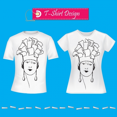 T-Shirt Designのイラスト素材
