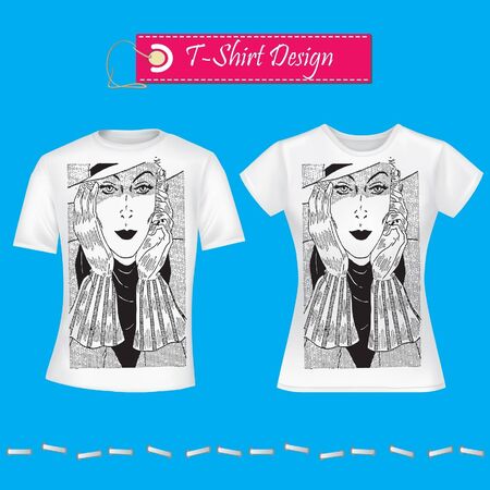 T-Shirt Designのイラスト素材