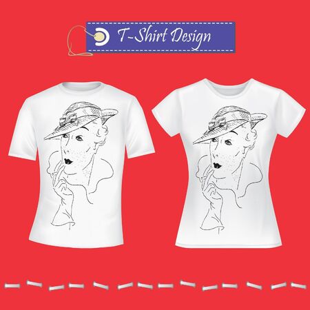 T-Shirt Designのイラスト素材