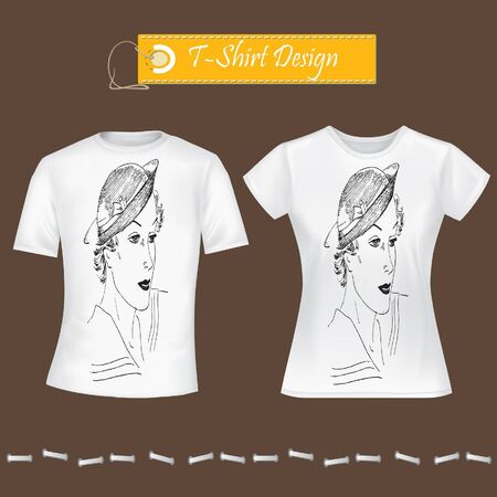 T-Shirt Designのイラスト素材
