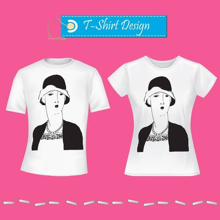 T-Shirt Designのイラスト素材