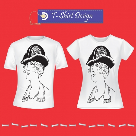 T-Shirt Design のイラスト素材