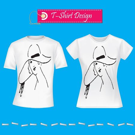 T-Shirt Design のイラスト素材