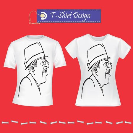 T-Shirt Designのイラスト素材