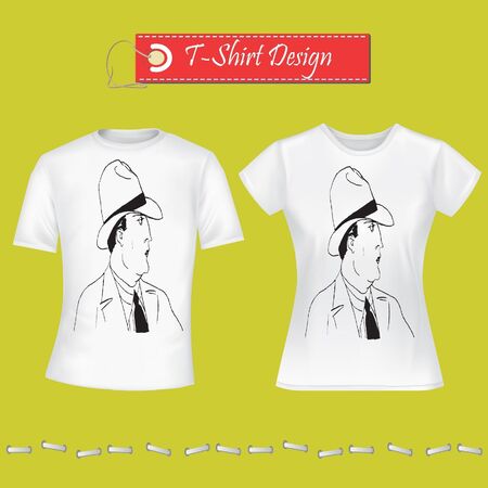 T-Shirt Designのイラスト素材