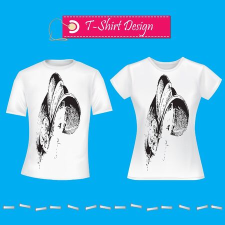 T-Shirt Design のイラスト素材