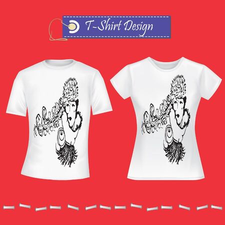 T-Shirt Design のイラスト素材