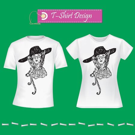 T-Shirt Design のイラスト素材