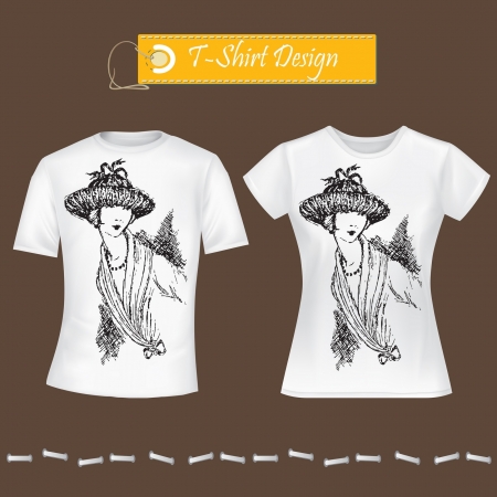 T-Shirt Design のイラスト素材