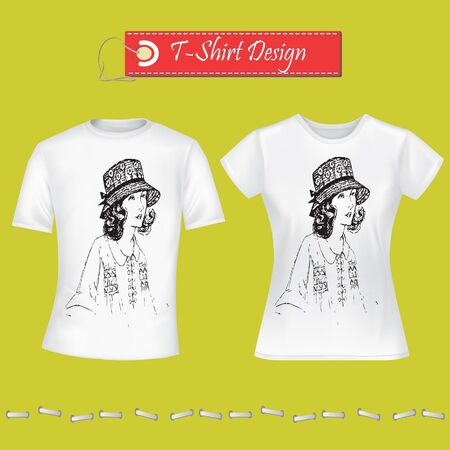 T-Shirt Design のイラスト素材