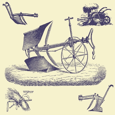 old vintage illustrationのイラスト素材