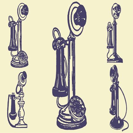 old vintage illustrationのイラスト素材
