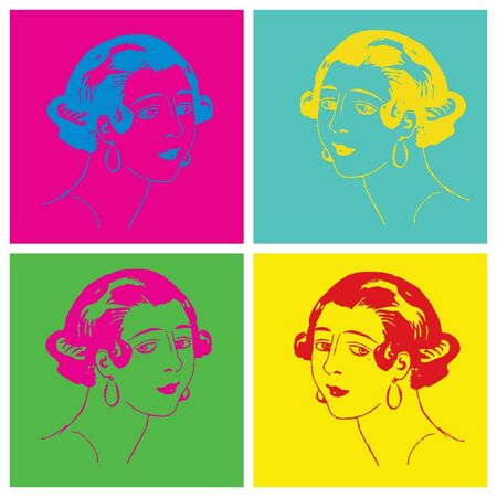 pop art のイラスト素材