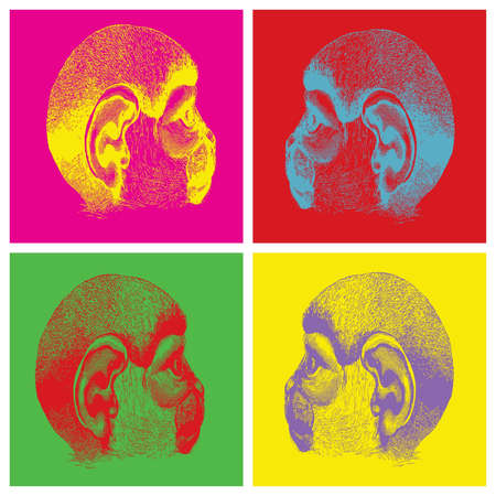 pop art background のイラスト素材
