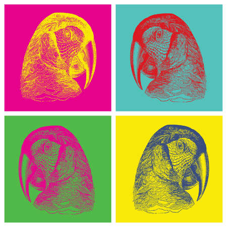 pop art background のイラスト素材