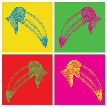 pop art background のイラスト素材
