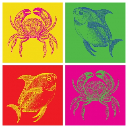 pop art background のイラスト素材