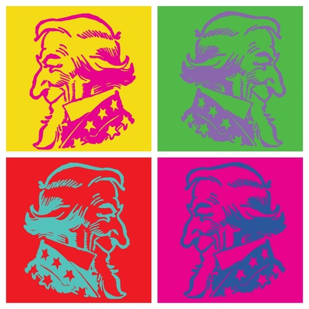 pop art background のイラスト素材